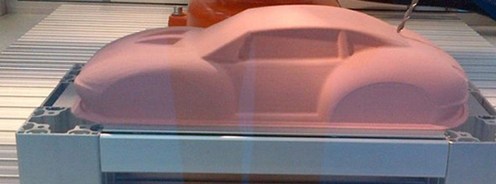 Rose de usinage de la dureté 3 de la densité 0.5G/Cm de la pâte 50-55D de résine époxyde pour le modèle principal